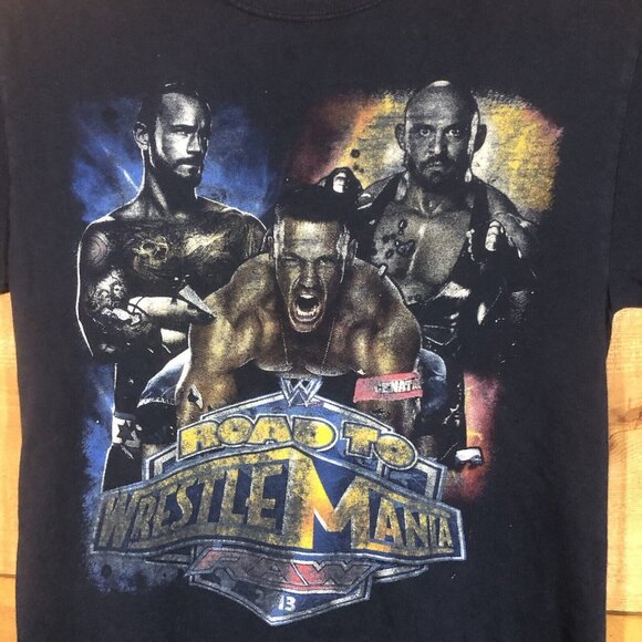 WWE Road To Wrestlemania RAW 2013 T-Shirt Mens Size Small Wrestling John Cena - Picture 5 of 11